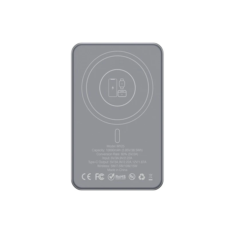 magnetic 3 in 1 wireless charging power bank