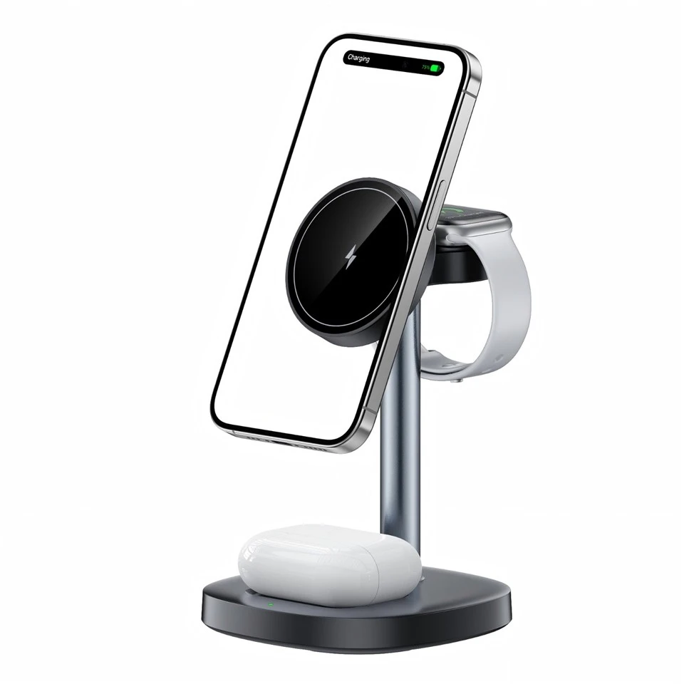 3 in 1 wireless charging stand