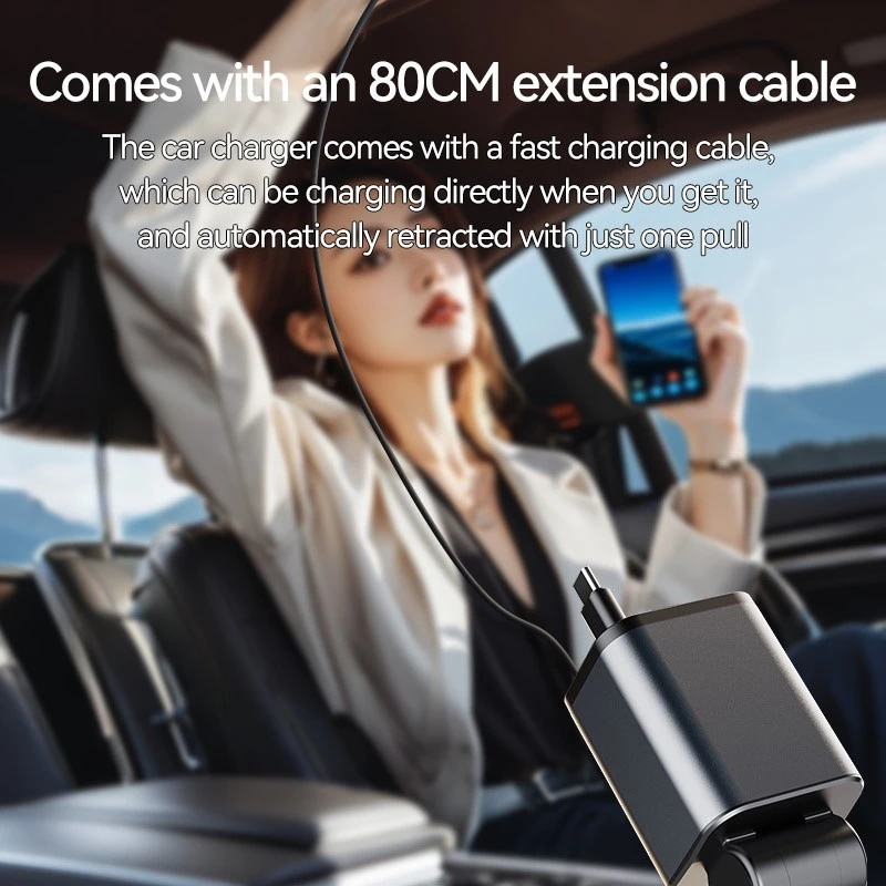 Retractable Fast Car Charger