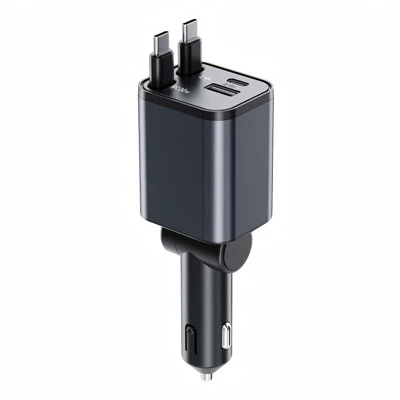 4 in 1 Retractable Car Charger